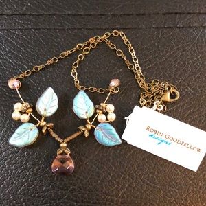 Multi media necklace